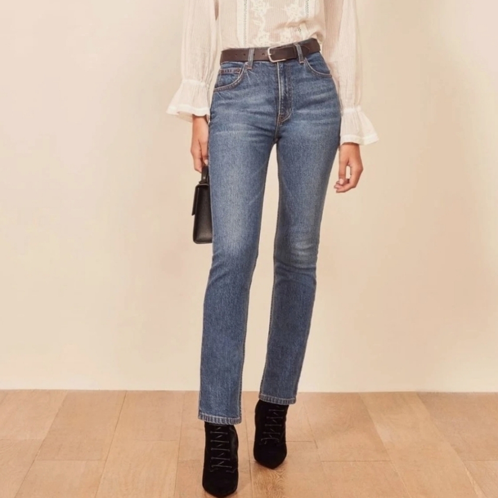 Reformation Liza Straight Jeans